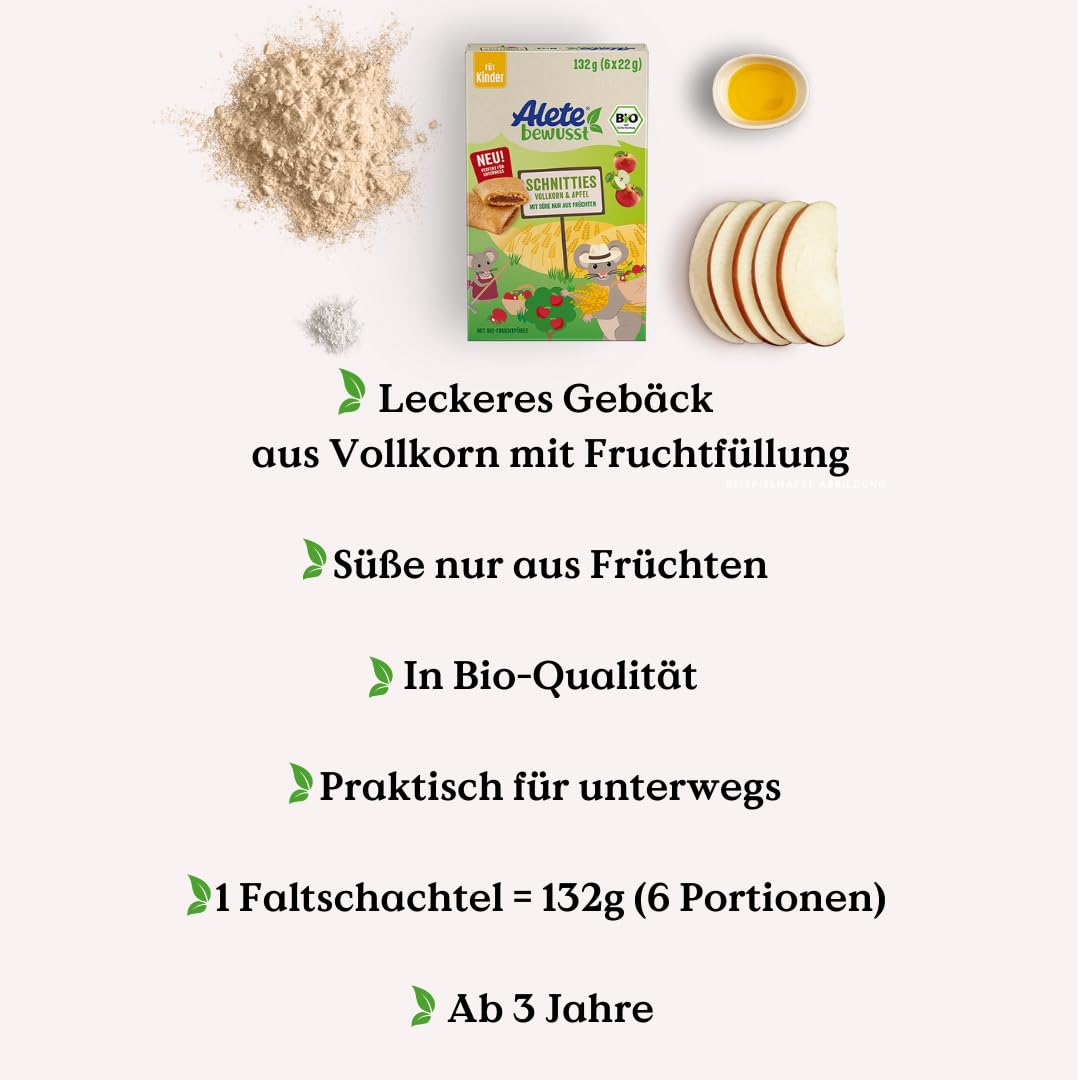 alete-schnitties-vollkorn-apfel-6x22g-kinderriegel-bio image 4