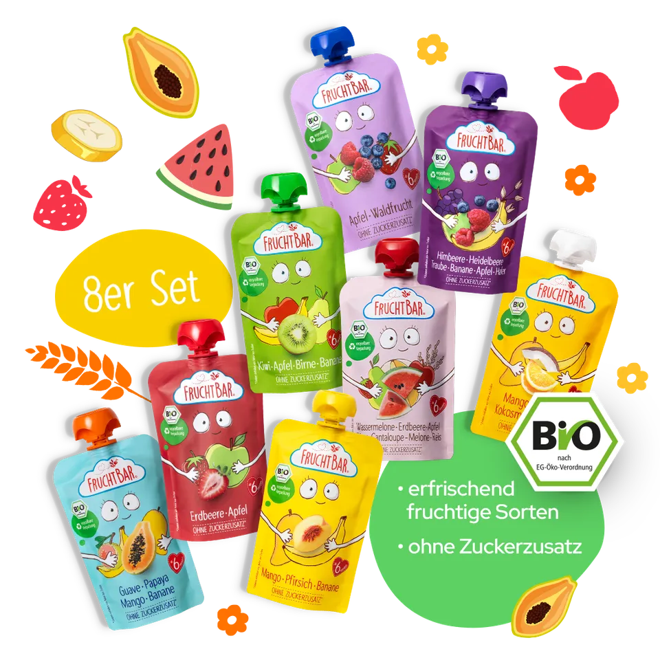 fruchtbar-bio-quetschie-sommer-set-quetschies-ab-6-monaten-vegan image 1