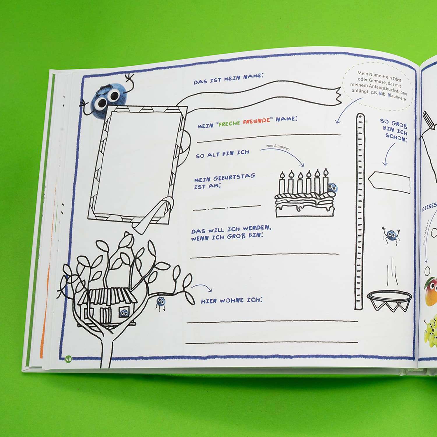 freche-freunde-freundebuch-kindergarten-erinnerungsalbum-geburtstagskalender image 2