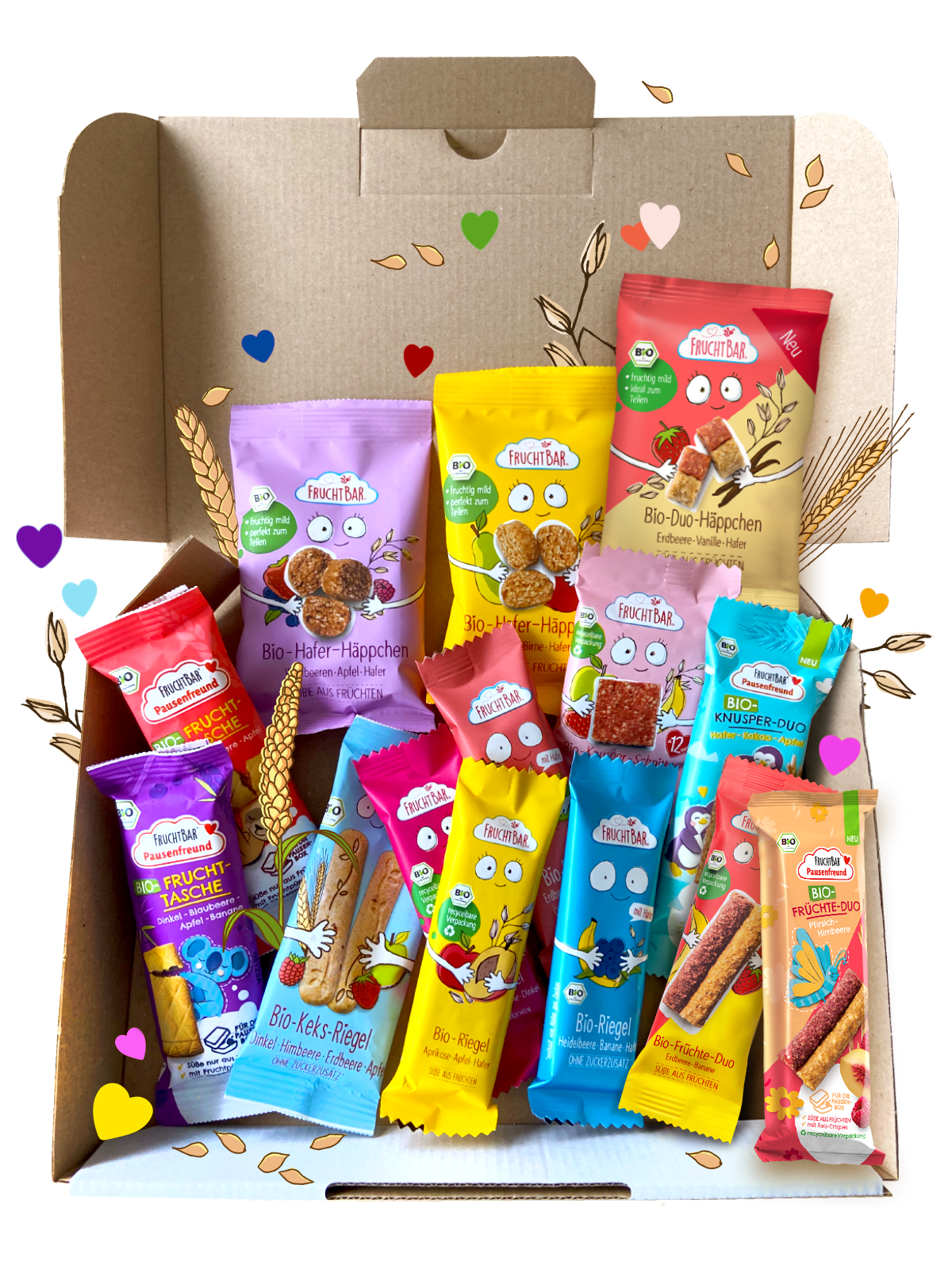 fruchtbar-bio-riegel-probier-box-ab-3-jahren-vorteilspaket image 1